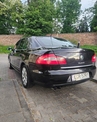 Skoda Superb cena 24900 przebieg: 288000, rok produkcji 2009 z Kraków małe 79